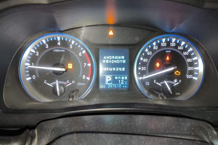 Used Toyota Highlander 2015 2.0T Four-Wheel Drive Luxury Navigation Version with 7 Seats Instrument Cluster
