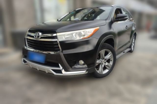 Used Toyota Highlander 2015 2.0T Four-Wheel Drive Luxury Navigation Version with 7 Seats