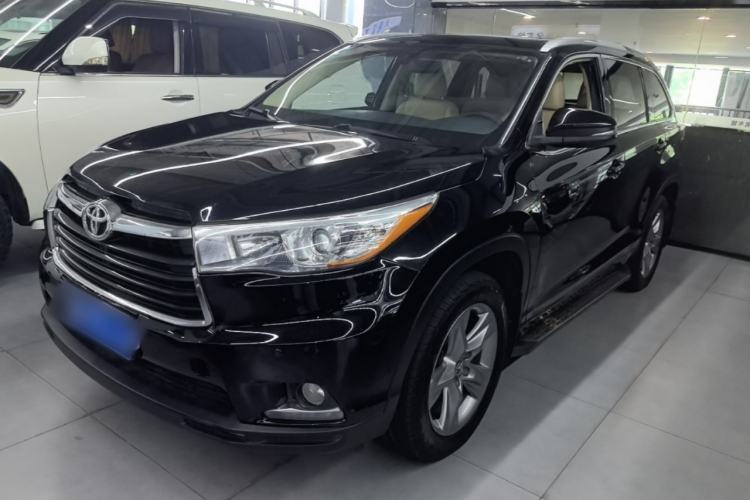 Used Toyota Highlander 2015 2.0T Four-Wheel Drive Luxury Edition 7-Seater Guazi used car, China used car export, Used car for sale, Used cars, Cheapest cars for sale