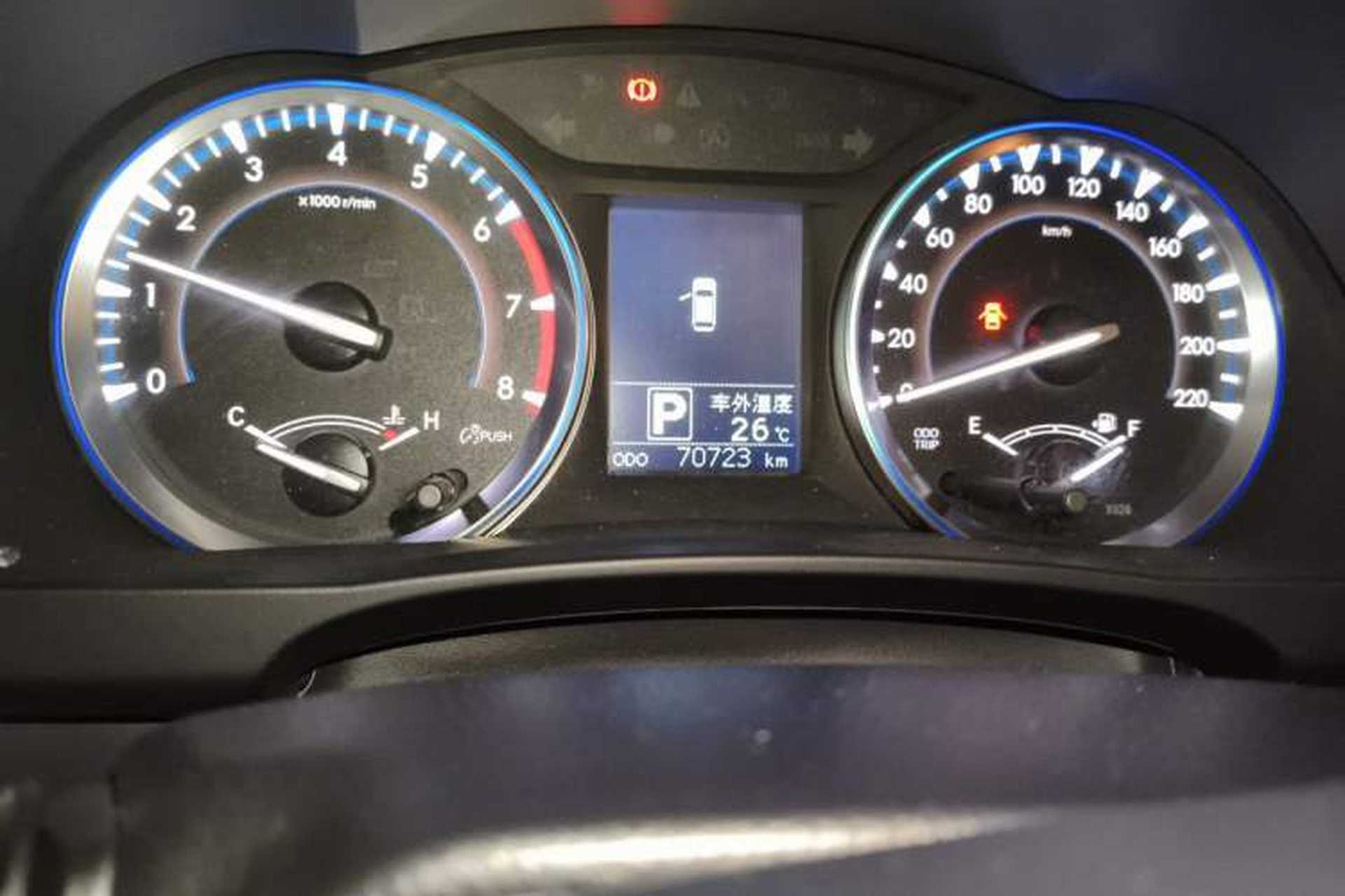 Used Toyota Highlander 2015 2.0T Two-Wheel Drive Luxury Edition 7 Seats Odometer Close Up