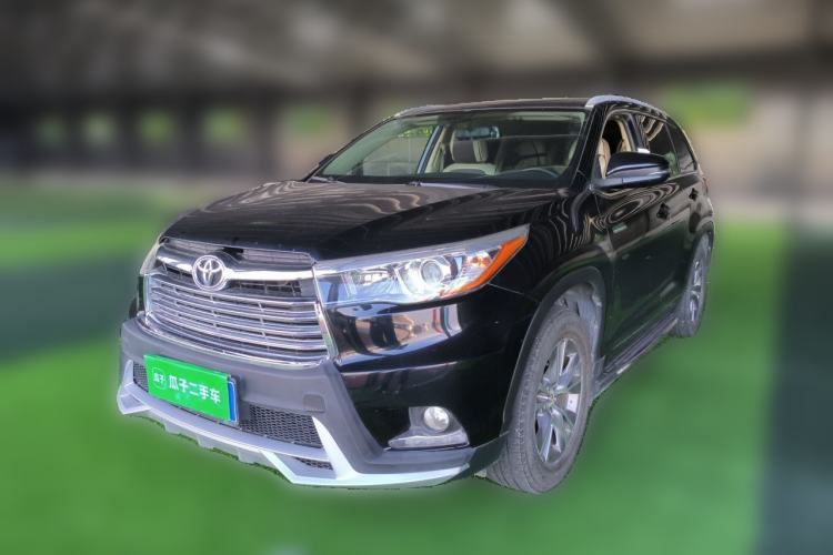 Used Toyota Highlander 2015 2.0T Two-Wheel Drive Elite Edition 7 Seats Guazi used car, China used car export, Used car for sale, Used cars, Cheapest cars for sale