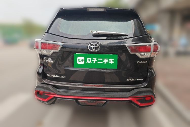 Used Toyota Highlander 2015 2.0T Four-Wheel Drive Luxury Edition 7-Seater Rear