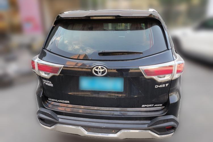 Used Toyota Highlander 2015 2.0T Four-Wheel Drive Luxury Edition 7-Seater Rear