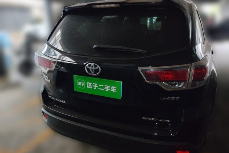 Used Toyota Highlander 2015 2.0T Four-Wheel Drive Luxury Edition 7-Seater Rear