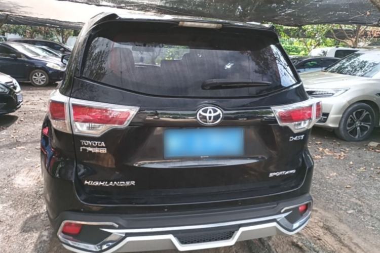 Used Toyota Highlander 2015 2.0T Four-Wheel Drive Luxury Edition 7-Seater Rear