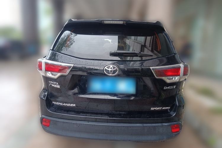Used Toyota Highlander 2015 2.0T Four-Wheel Drive Luxury Edition 7-Seater Rear