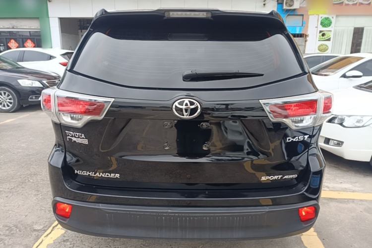 Used Toyota Highlander 2015 2.0T Four-Wheel Drive Luxury Edition 7-Seater Rear
