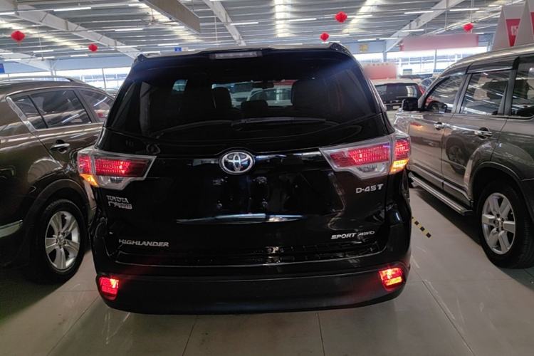 Used Toyota Highlander 2015 2.0T Four-Wheel Drive Luxury Edition 7-Seater Rear