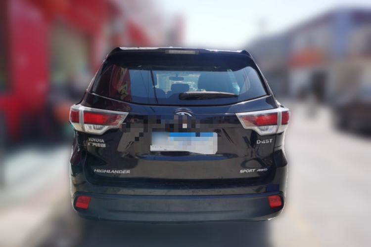 Used Toyota Highlander 2015 2.0T Four-Wheel Drive Luxury Edition 7-Seater Rear