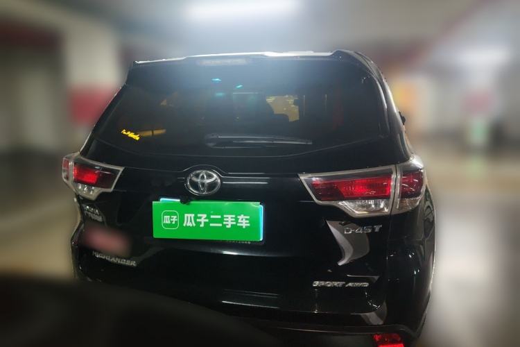 Used Toyota Highlander 2015 2.0T Four-Wheel Drive Luxury Edition 7-Seater Rear