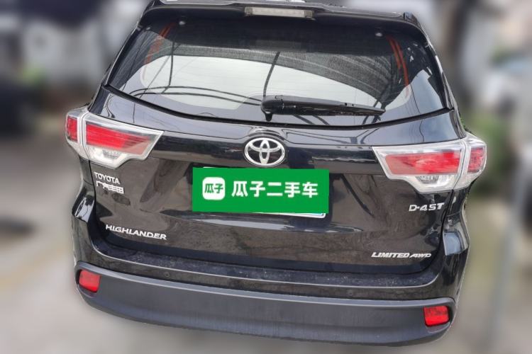 Used Toyota Highlander 2015 2.0T Four-Wheel Drive Ultimate Edition 7-Seater Rear