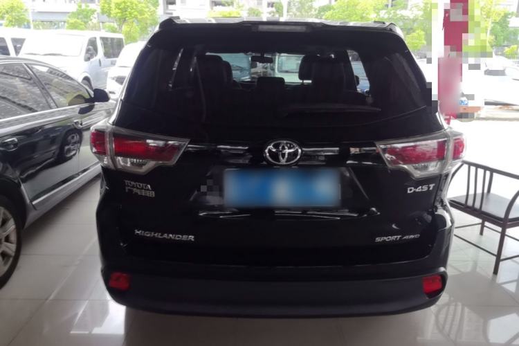 Used Toyota Highlander 2015 2.0T Four-Wheel Drive Luxury Edition 7-Seater Rear