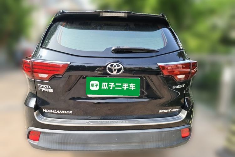 Used Toyota Highlander 2015 2.0T Four-Wheel Drive Luxury Edition 7-Seater Rear