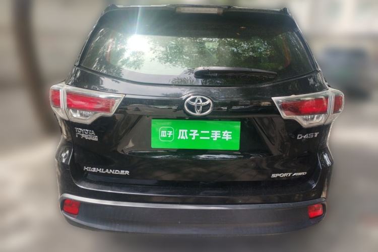Used Toyota Highlander 2015 2.0T Four-Wheel Drive Luxury Edition 7-Seater Rear