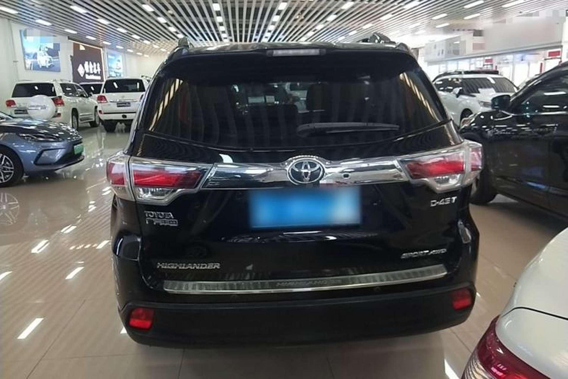 Used Toyota Highlander 2015 2.0T Four-Wheel Drive Luxury Edition 7-Seater Rear
