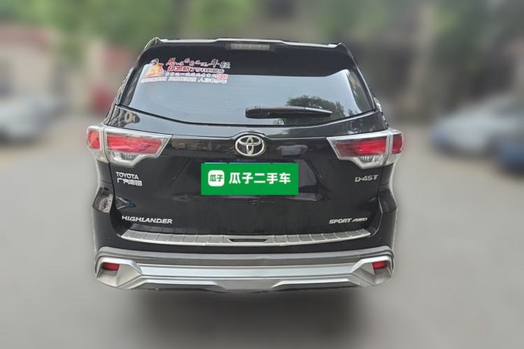 Used Toyota Highlander 2015 2.0T Four-Wheel Drive Luxury Edition 7-Seater Rear