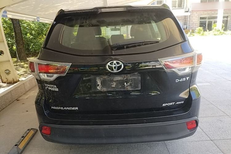 Used Toyota Highlander 2015 2.0T Four-Wheel Drive Luxury Edition 7-Seater Rear