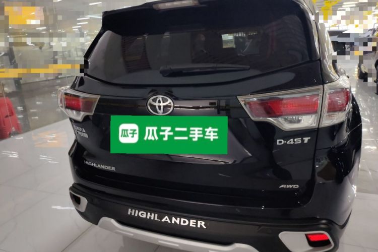 Used Toyota Highlander 2015 2.0T Four-Wheel Drive Elite Edition 7-Seater Rear