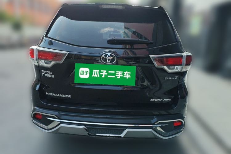Used Toyota Highlander 2015 2.0T Four-Wheel Drive Luxury Edition 7-Seater Rear