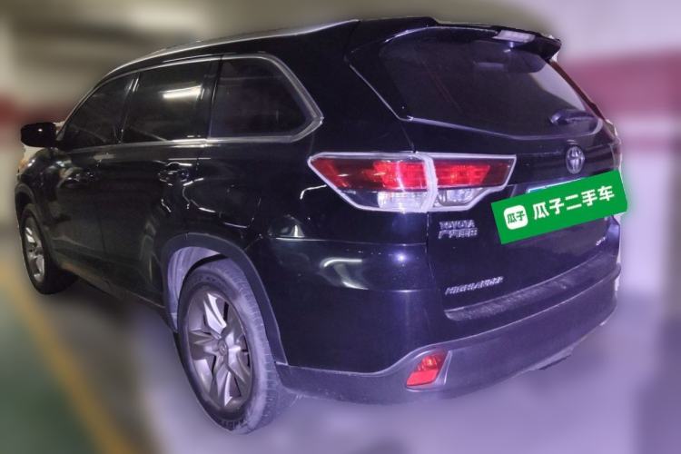 Used Toyota Highlander 2015 2.0T Four-Wheel Drive Luxury Edition 7-Seater Rear Left 45 Deg
