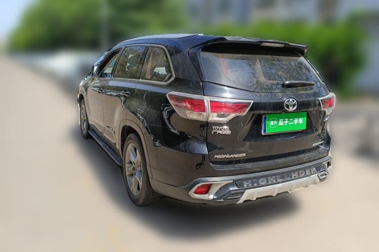 Used Toyota Highlander 2015 2.0T Four-Wheel Drive Luxury Edition 7-Seater Rear Left 45 Deg