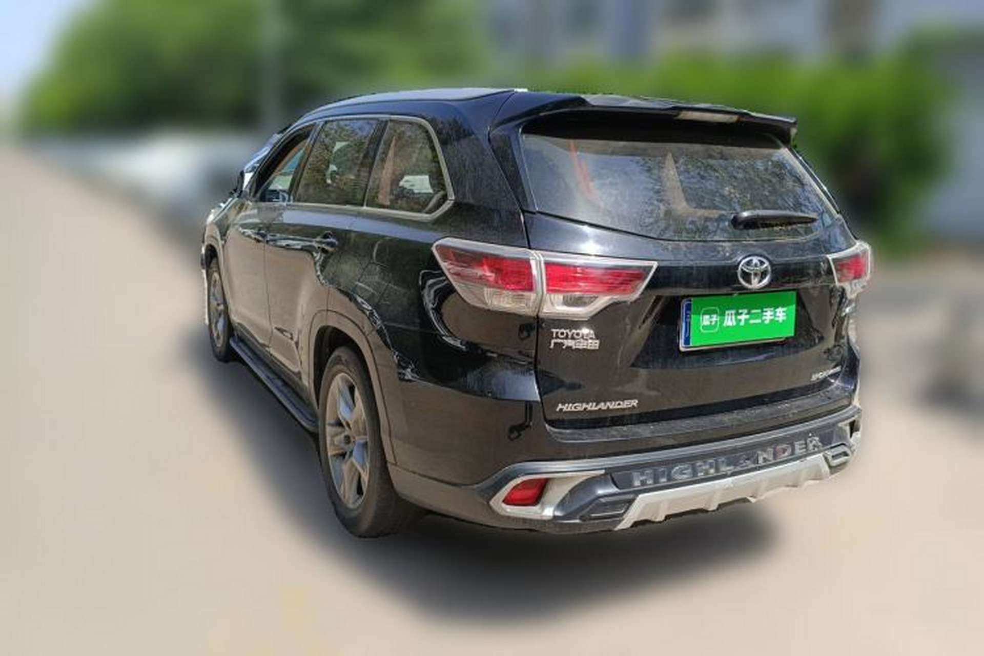 Used Toyota Highlander 2015 2.0T Four-Wheel Drive Luxury Edition 7-Seater Rear Left 45 Deg
