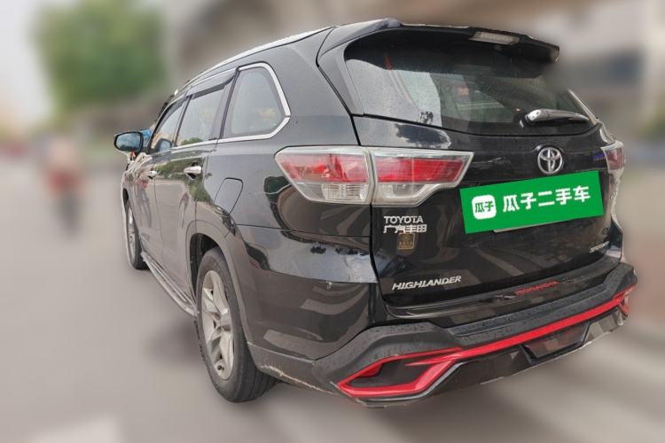 Used Toyota Highlander 2015 2.0T Four-Wheel Drive Luxury Edition 7-Seater Rear Left 45 Deg