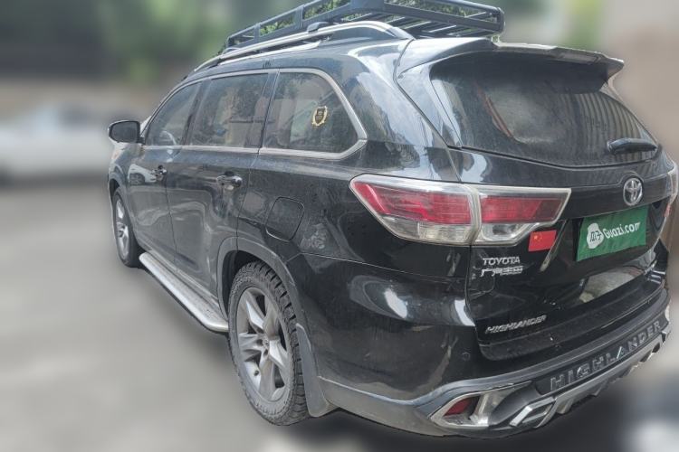 Used Toyota Highlander 2015 2.0T Four-Wheel Drive Luxury Edition 7-Seater Rear Left 45 Deg