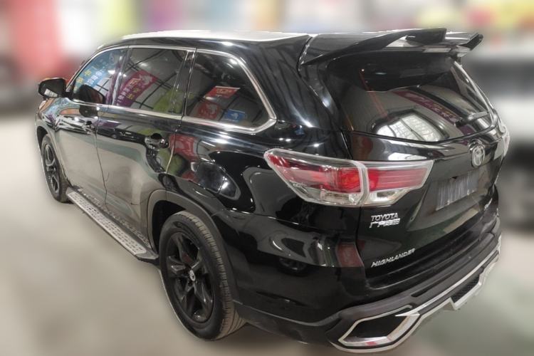 Used Toyota Highlander 2015 2.0T Four-Wheel Drive Luxury Edition 7-Seater Rear Left 45 Deg