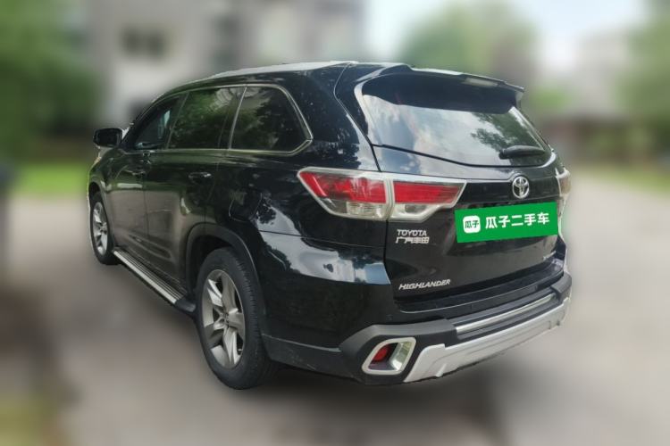 Used Toyota Highlander 2015 2.0T Four-Wheel Drive Luxury Edition 7-Seater Rear Left 45 Deg