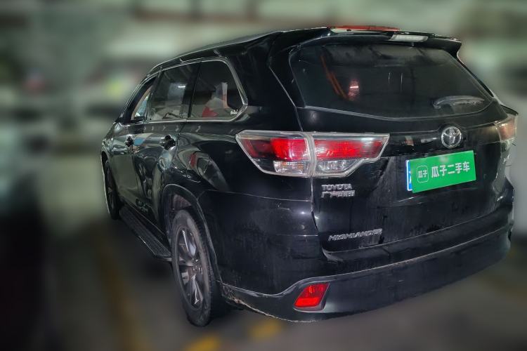 Used Toyota Highlander 2015 2.0T Four-Wheel Drive Elite Edition 7-Seater Rear Left 45 Deg