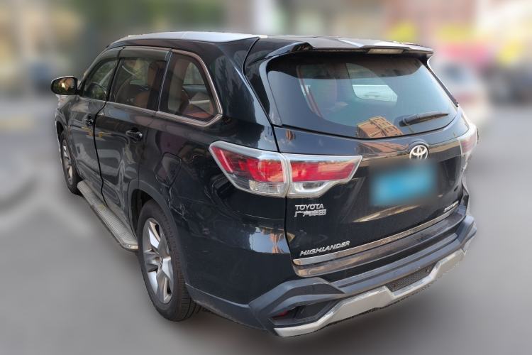 Used Toyota Highlander 2015 2.0T Four-Wheel Drive Luxury Edition 7-Seater Rear Left 45 Deg