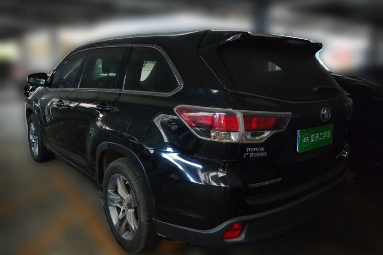 Used Toyota Highlander 2015 2.0T Four-Wheel Drive Luxury Edition 7-Seater Rear Left 45 Deg