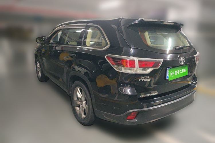 Used Toyota Highlander 2015 2.0T Four-Wheel Drive Luxury Edition 7-Seater Rear Left 45 Deg