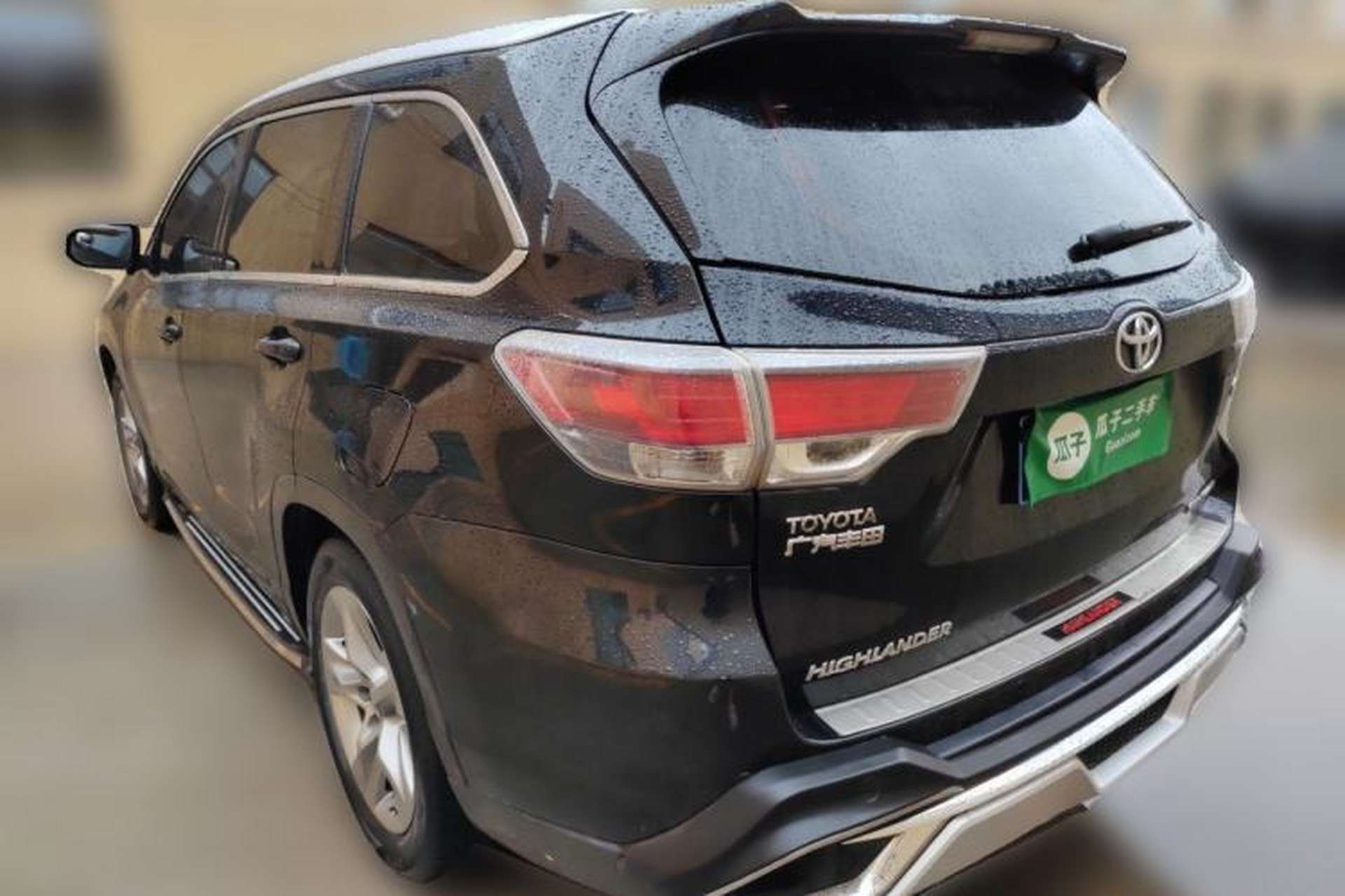 Used Toyota Highlander 2015 2.0T Four-Wheel Drive Luxury Edition 7-Seater Rear Left 45 Deg