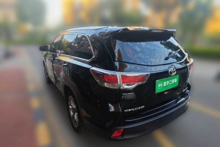 Used Toyota Highlander 2015 2.0T Four-Wheel Drive Luxury Edition 7-Seater Rear Left 45 Deg