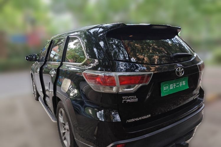 Used Toyota Highlander 2015 2.0T Four-Wheel Drive Luxury Edition 7-Seater Rear Left 45 Deg