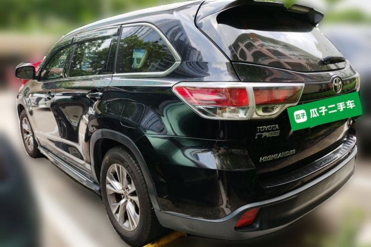 Used Toyota Highlander 2015 2.0T Four-Wheel Drive Elite Edition 7-Seater Rear Left 45 Deg