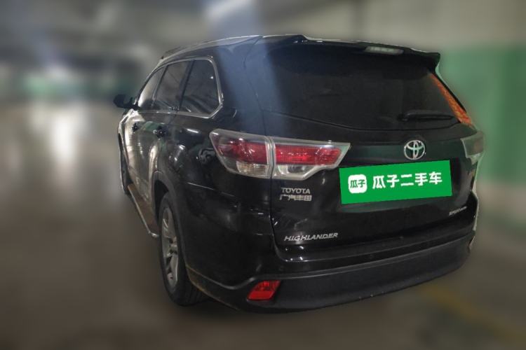 Used Toyota Highlander 2015 2.0T Four-Wheel Drive Luxury Edition 7-Seater Rear Left 45 Deg