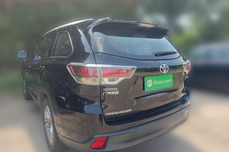 Used Toyota Highlander 2015 2.0T Four-Wheel Drive Luxury Edition 7-Seater Rear Left 45 Deg