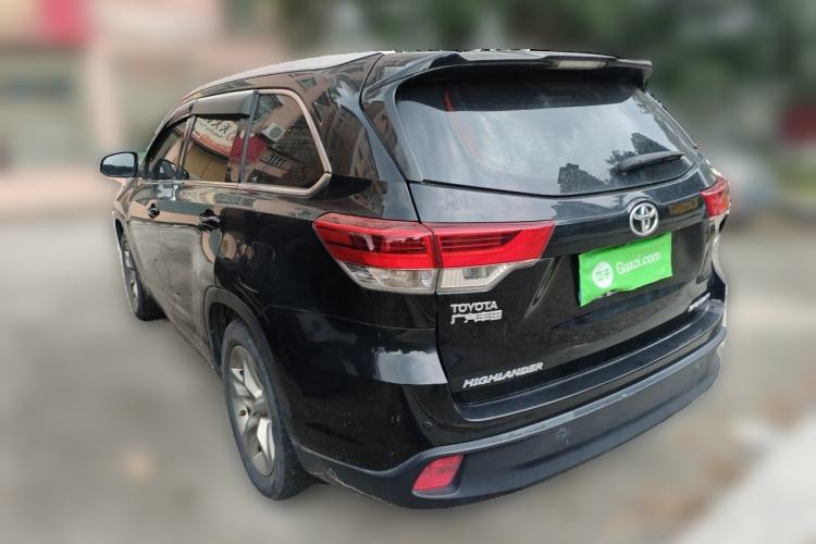 Used Toyota Highlander 2015 2.0T Four-Wheel Drive Luxury Edition 7-Seater Rear Left 45 Deg