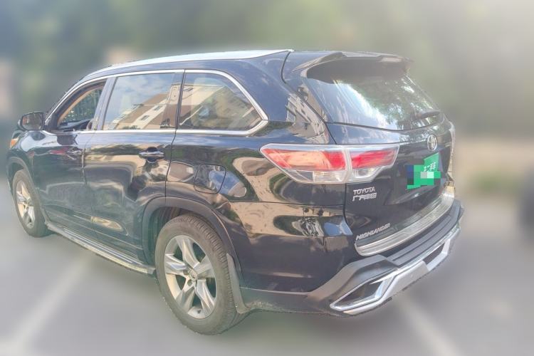 Used Toyota Highlander 2015 2.0T Four-Wheel Drive Luxury Edition 7-Seater Rear Left 45 Deg