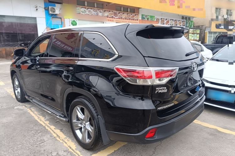 Used Toyota Highlander 2015 2.0T Four-Wheel Drive Luxury Edition 7-Seater Rear Left 45 Deg
