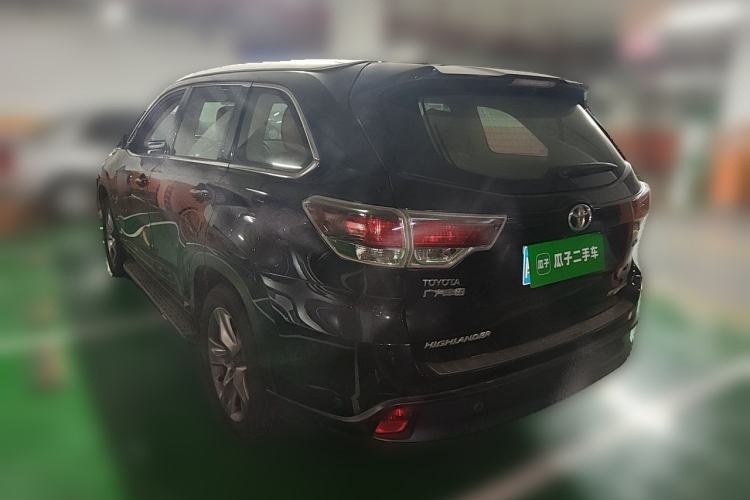 Used Toyota Highlander 2015 2.0T Four-Wheel Drive Luxury Edition 7-Seater Rear Left 45 Deg