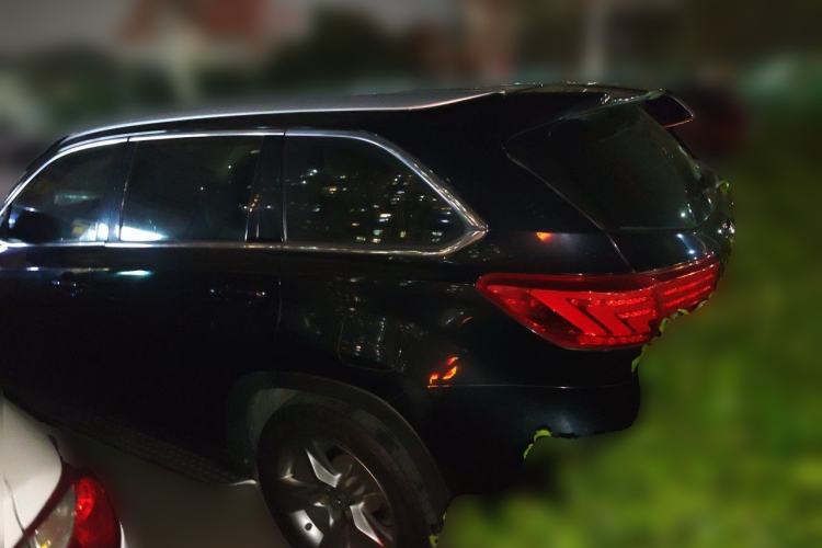Used Toyota Highlander 2015 2.0T Four-Wheel Drive Luxury Edition 7-Seater Rear Left 45 Deg