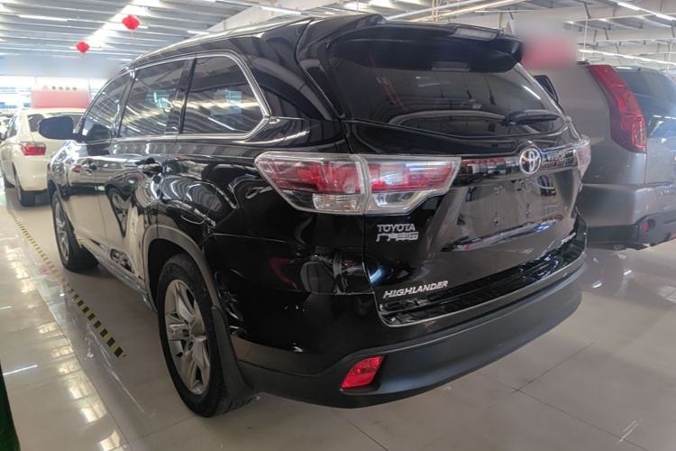 Used Toyota Highlander 2015 2.0T Four-Wheel Drive Luxury Edition 7-Seater Rear Left 45 Deg
