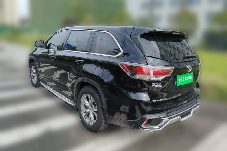 Used Toyota Highlander 2015 2.0T Four-Wheel Drive Elite Edition 7-Seater Rear Left 45 Deg