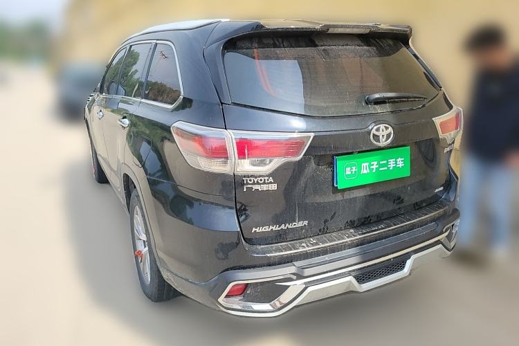 Used Toyota Highlander 2015 2.0T Four-Wheel Drive Elite Edition 7-Seater Rear Left 45 Deg