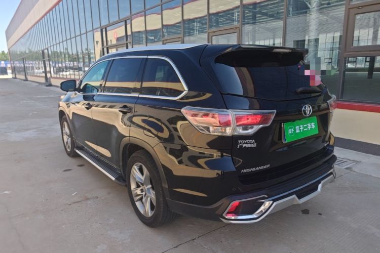 Used Toyota Highlander 2015 2.0T Two-Wheel Drive Luxury Edition 7 Seats Rear Left 45 Deg