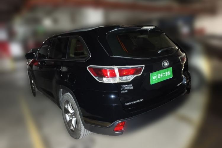 Used Toyota Highlander 2015 2.0T Four-Wheel Drive Luxury Edition 7-Seater Rear Left 45 Deg
